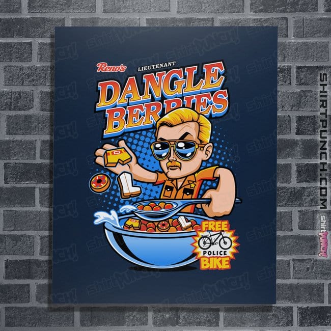 Secret_Shirts Posters / 4"x6" / Navy Dangleberries
