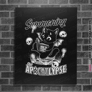 Shirts Posters / 4"x6" / Black Apocalypse Cat