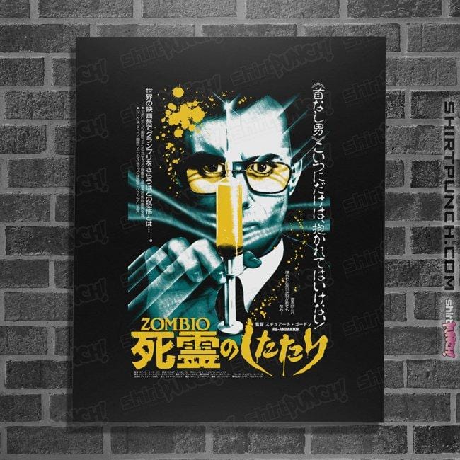 Daily_Deal_Shirts Posters / 4"x6" / Black ZOMBIO