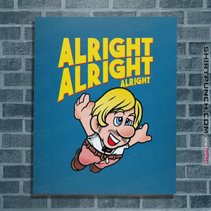 Shirts Posters / 4"x6" / Sapphire Super Alright Bros.