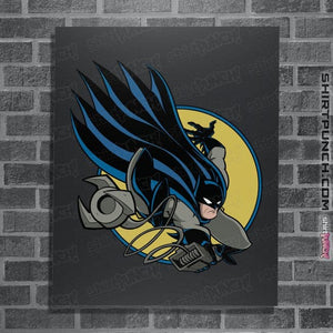 Daily_Deal_Shirts Posters / 4"x6" / Dark Heather Bat 300