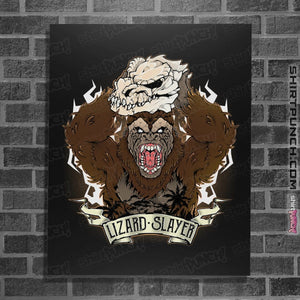Secret_Shirts Posters / 4"x6" / Black Lizard Slayer