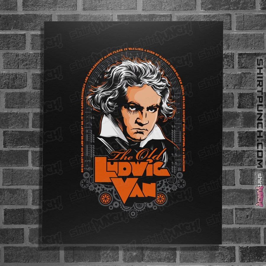 Shirts Posters / 4"x6" / Black Ludwig Van