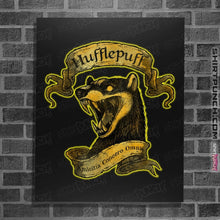 Load image into Gallery viewer, Shirts Posters / 4&quot;x6&quot; / Black Hufflepuff
