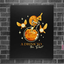 Load image into Gallery viewer, Shirts Posters / 4&quot;x6&quot; / Black A Drink To The Past

