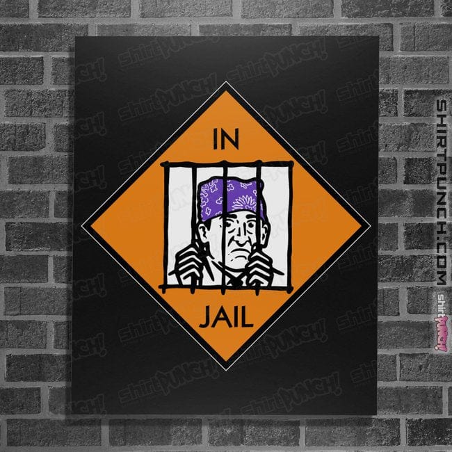 Secret_Shirts Posters / 4"x6" / Black Board Game Prisoner