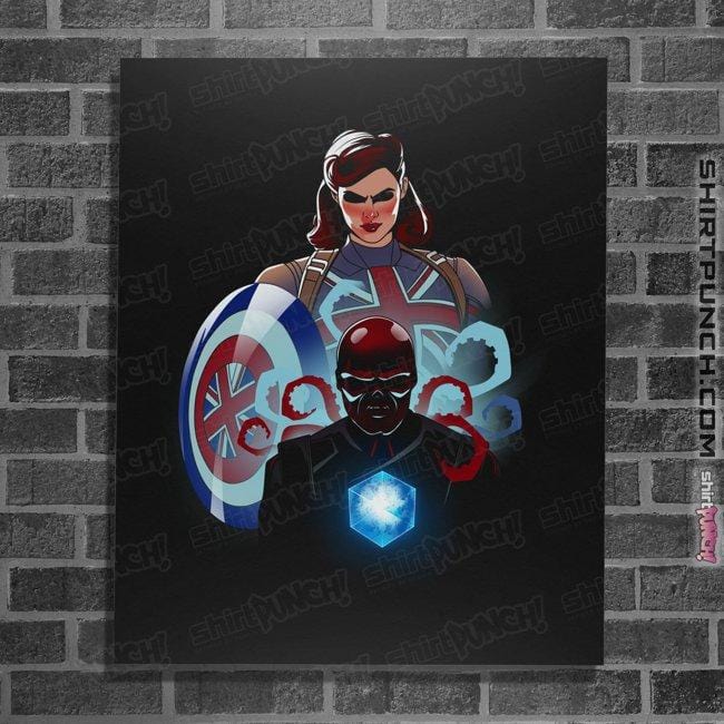 Secret_Shirts Posters / 4"x6" / Black Carter
