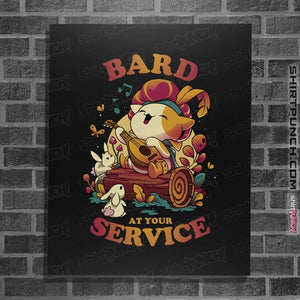 Daily_Deal_Shirts Posters / 4"x6" / Black Bard's Call