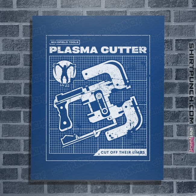 Daily_Deal_Shirts Posters / 4"x6" / Royal Blue Plasma Cutter