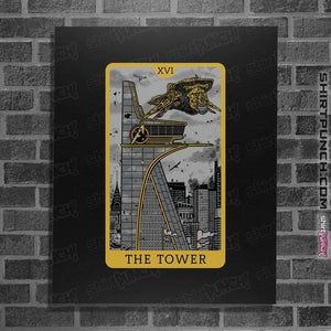 Shirts Posters / 4"x6" / Black Tarot The Tower