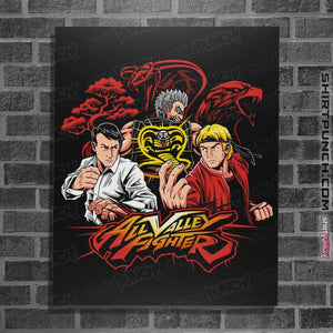 Shirts Posters / 4"x6" / Black All Valley Fighter