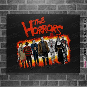 Daily_Deal_Shirts Posters / 4"x6" / Black The Horrors