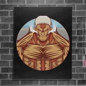 Shirts Posters / 4"x6" / Black Armor Titan