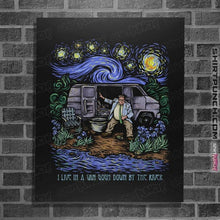 Load image into Gallery viewer, Daily_Deal_Shirts Posters / 4&quot;x6&quot; / Black I Live In A Van Gogh
