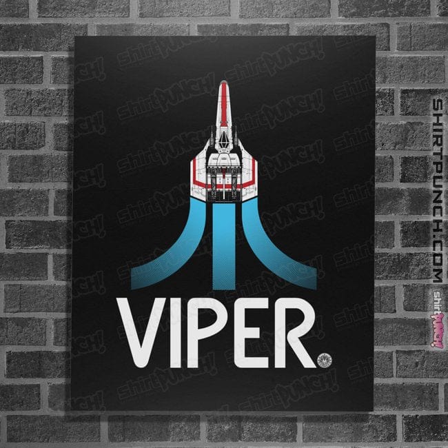 Secret_Shirts Posters / 4"x6" / Black Viper
