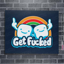 Load image into Gallery viewer, Secret_Shirts Posters / 4&quot;x6&quot; / Navy Get Effed

