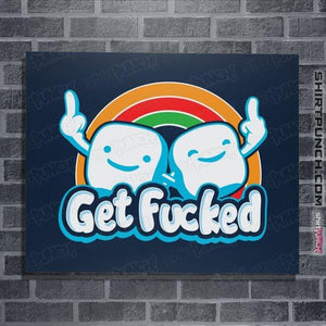Secret_Shirts Posters / 4"x6" / Navy Get Effed
