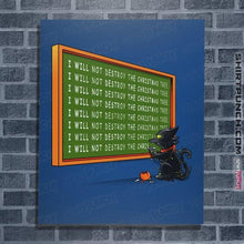 Load image into Gallery viewer, Daily_Deal_Shirts Posters / 4&quot;x6&quot; / Royal Blue I Will Not Destroy
