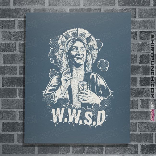 Secret_Shirts Posters / 4"x6" / Indigo Blue W.W.S.D.