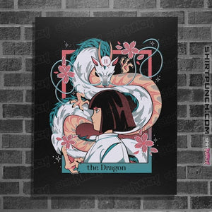 Daily_Deal_Shirts Posters / 4"x6" / Black The Dragon