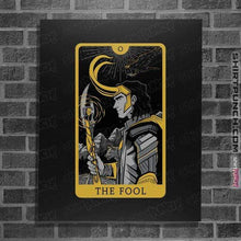 Load image into Gallery viewer, Shirts Posters / 4&quot;x6&quot; / Black The Fool Tarot
