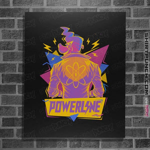 Daily_Deal_Shirts Posters / 4"x6" / Black Powerline