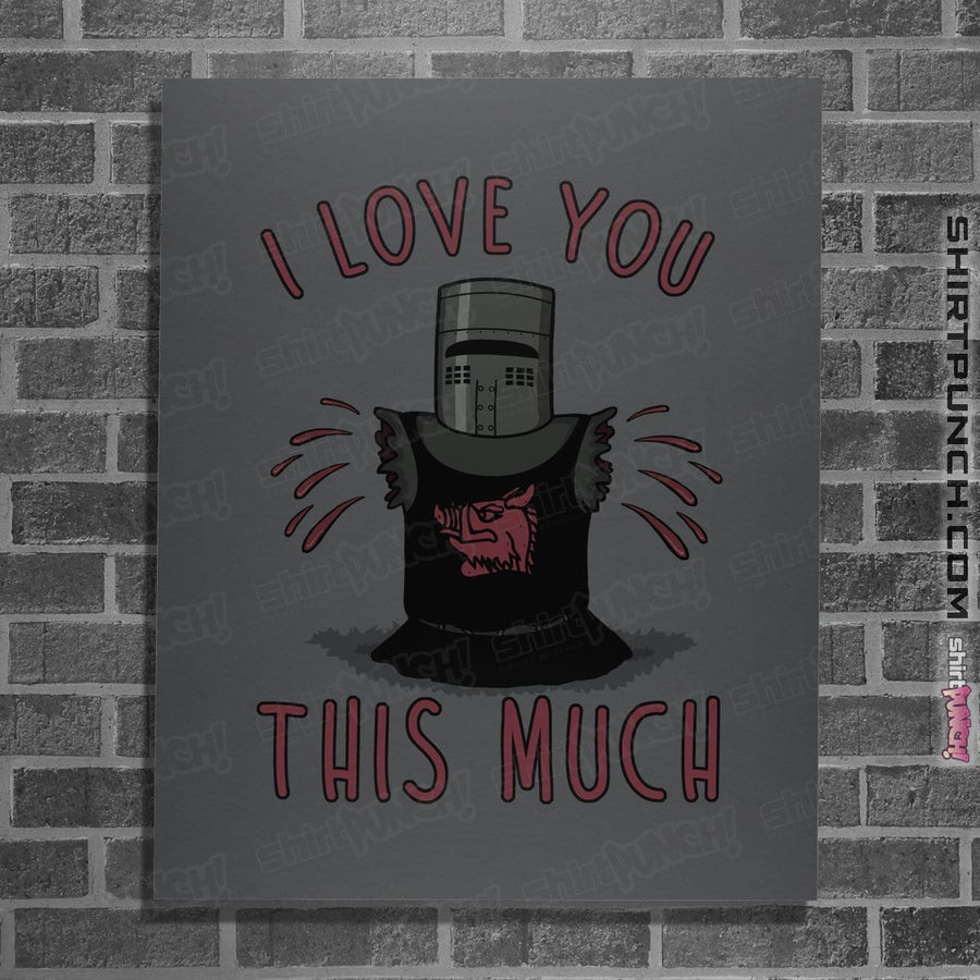 Shirts Posters / 4"x6" / Charcoal This Much!