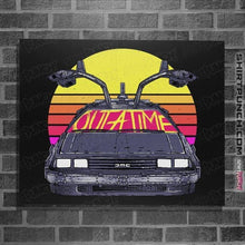 Load image into Gallery viewer, Secret_Shirts Posters / 4&quot;x6&quot; / Black 80s Outatime
