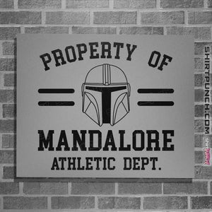 Secret_Shirts Posters / 4"x6" / Sports Grey Property Of Mandalore