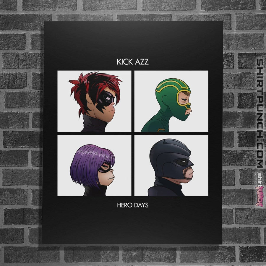 Shirts Posters / 4"x6" / Black Kick Azz