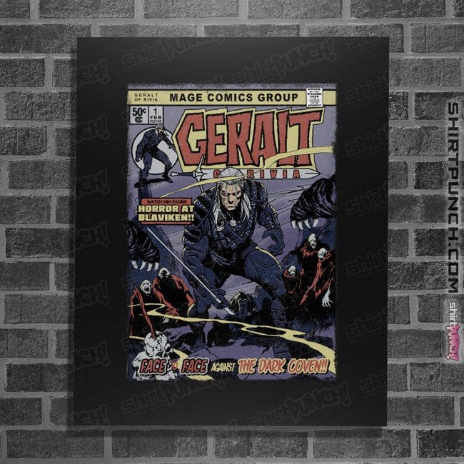 Secret_Shirts Posters / 4"x6" / Black Mage Comics