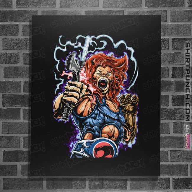 Secret_Shirts Posters / 4"x6" / Black Lion-O