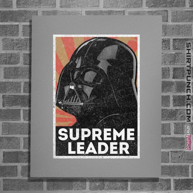 Shirts Posters / 4"x6" / Sports Grey Supreme Leader