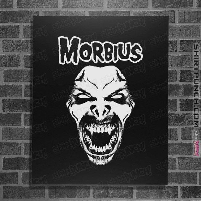 Daily_Deal_Shirts Posters / 4"x6" / Black Morbius!