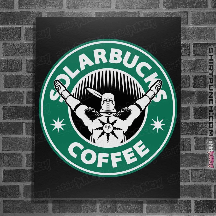 Shirts Posters / 4"x6" / Black Wake Up And Praise The Coffee