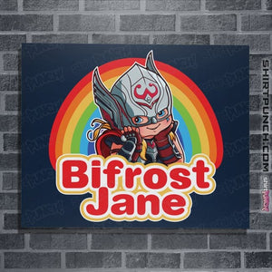 Shirts Posters / 4"x6" / Navy Bifrost Jane