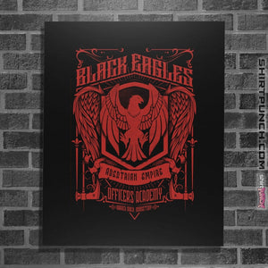 Shirts Posters / 4"x6" / Black Black Eagles Officers Academy