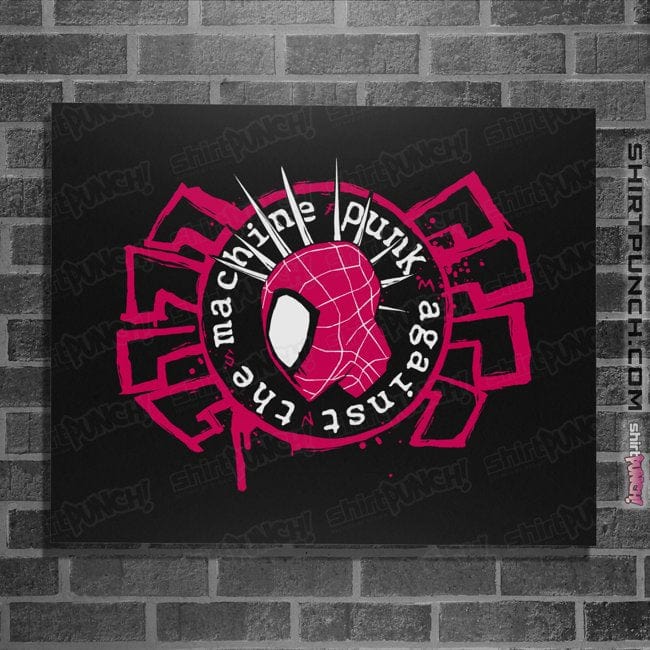 Daily_Deal_Shirts Posters / 4"x6" / Black Punk Against The Machine