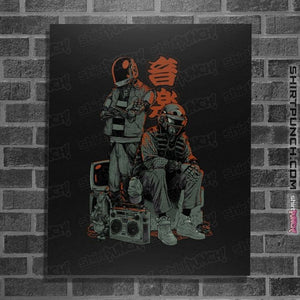 Daily_Deal_Shirts Posters / 4"x6" / Black Street Punks
