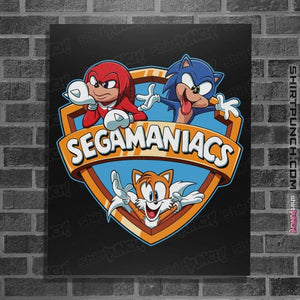 Daily_Deal_Shirts Posters / 4"x6" / Black Segamaniacs