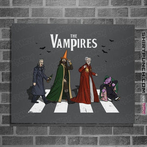Daily_Deal_Shirts Posters / 4"x6" / Charcoal The Vampires Road