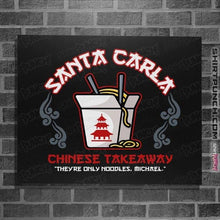 Load image into Gallery viewer, Secret_Shirts Posters / 4&quot;x6&quot; / Black Santa Carla Chinese
