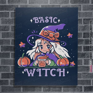 Daily_Deal_Shirts Posters / 4"x6" / Navy Basic Witch Season