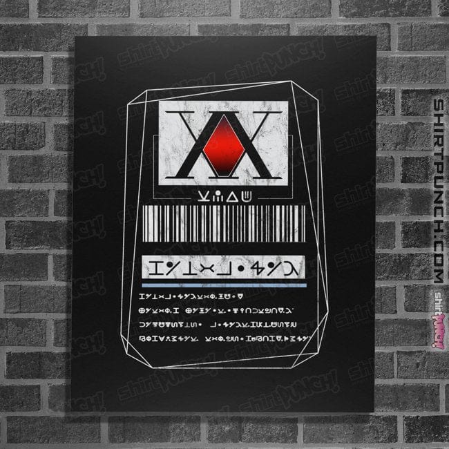Shirts Posters / 4"x6" / Black Hunter License
