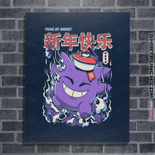 Load image into Gallery viewer, Secret_Shirts Posters / 4&quot;x6&quot; / Navy Year Of The Ghost
