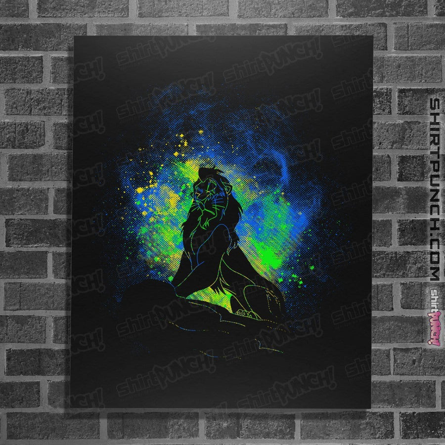 Shirts Posters / 4"x6" / Black Scar Art