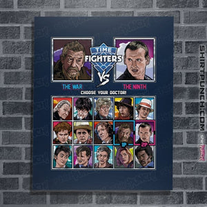 Daily_Deal_Shirts Posters / 4"x6" / Navy Time Fighters War vs 9th