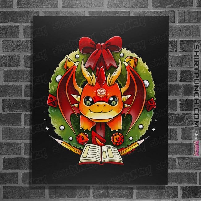 Secret_Shirts Posters / 4"x6" / Black RPG Wreath