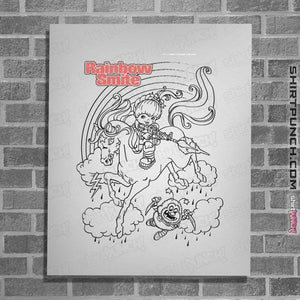 Secret_Shirts Posters / 4"x6" / White Rainbow Smite