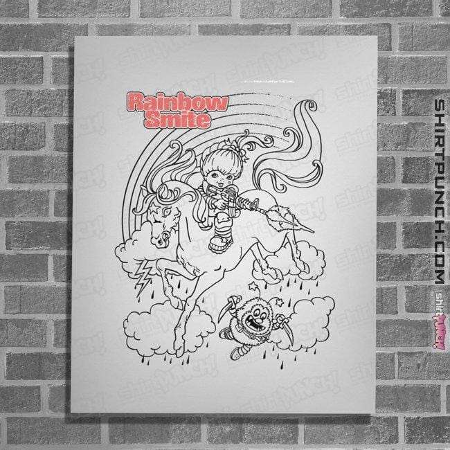 Secret_Shirts Posters / 4"x6" / White Rainbow Smite